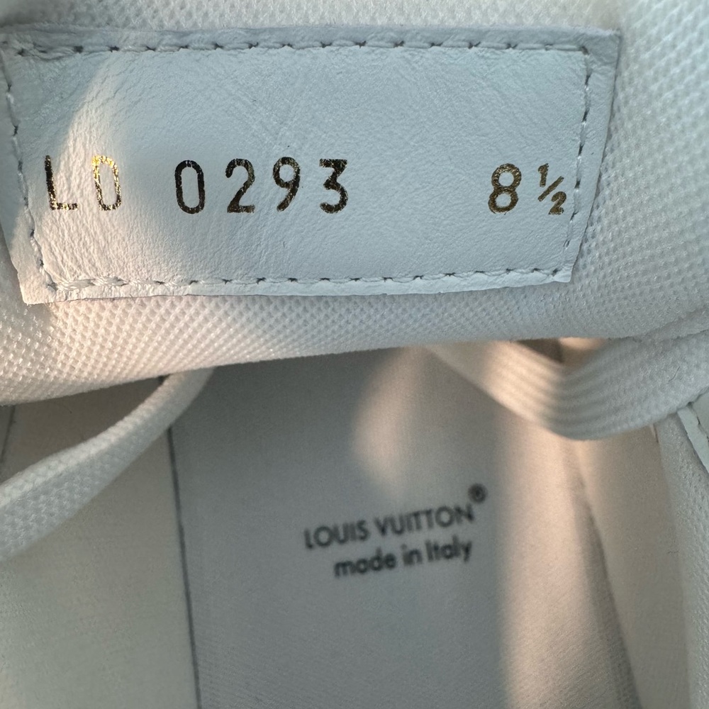 Louis Vuitton Cream/White Monogram Low-Top Sneakers - Picture 6 of 6